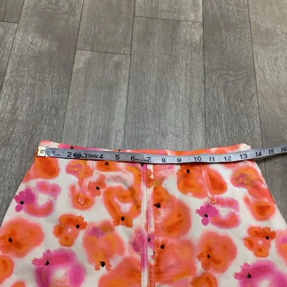 Womens Ann Taylor Dancing Blooms‎ Colorful Casual Pencil Skirt - Picture 7 of 9